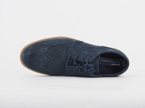 Mens Timberland Stormbuck 5831R Navy Blue Leather Lace Up Formal Oxford Shoes