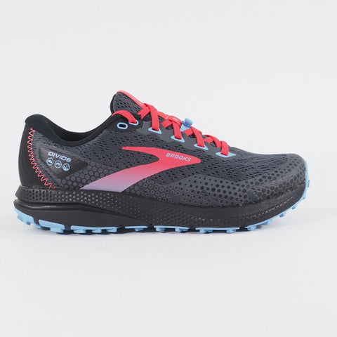 Womens Brooks Divide 3 Black 12036 1B 057 Walking Trail Light Running Trainers