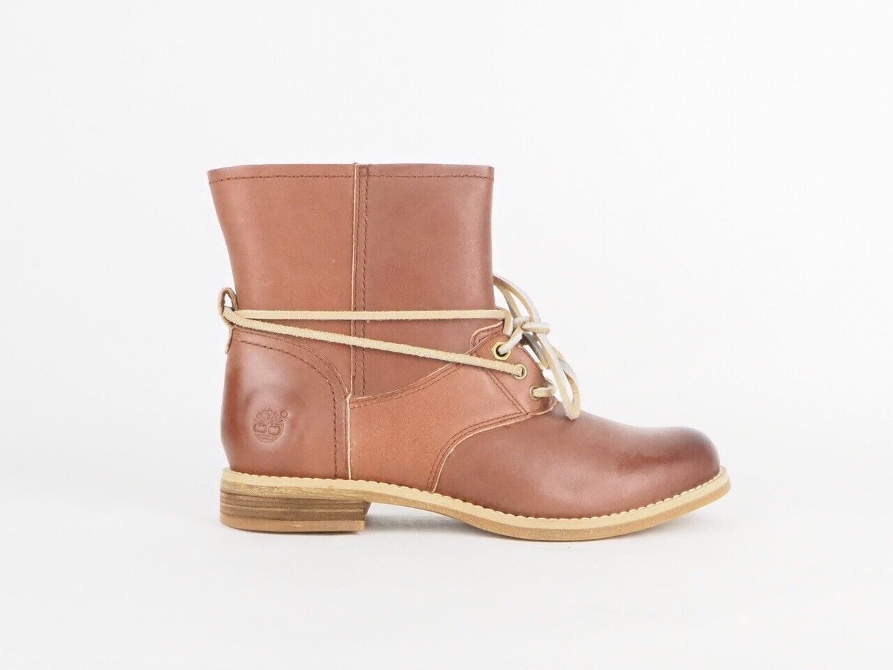 Womens Timberland Savnhil Ankle 8410B Leather Tan Ladies Boots