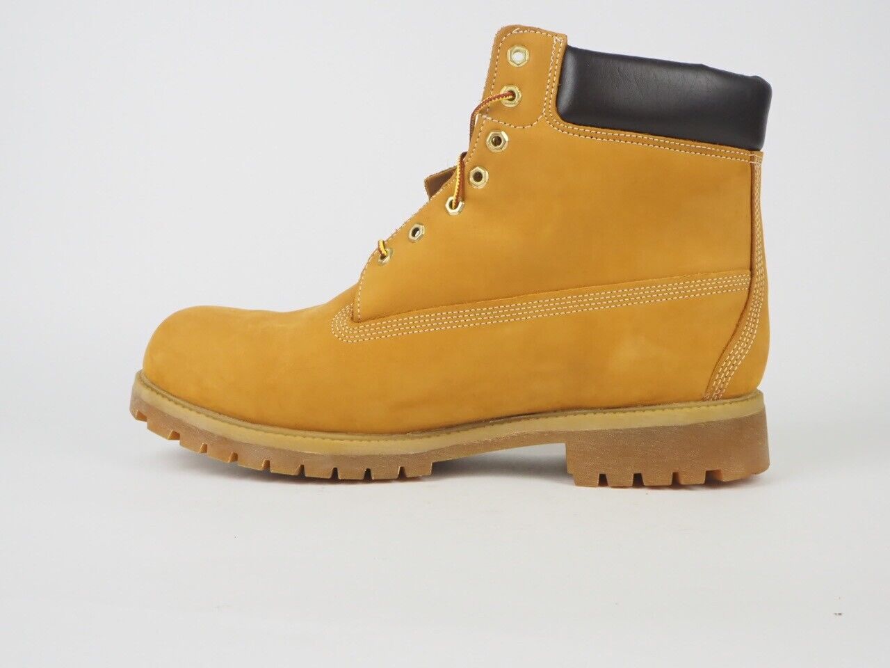 Mens Timberland 6 Inch Premium 10061 Wheat Leather Lace Up Waterproof Boots