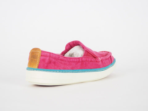 Womens Timberland EK Hookset 8968R Pink Casual Slip On Flat Light Everyday Shoes