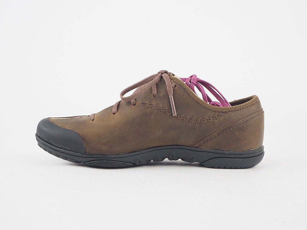 Womens Timberland Ntch Oxford 19653 Brown Leather Walking Waterproof Light Shoes - London Top Style