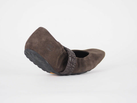 Womens Timberland Sulima MaryJane 65313 Dark Brown Leather ballerin Ballet Flats - London Top Style