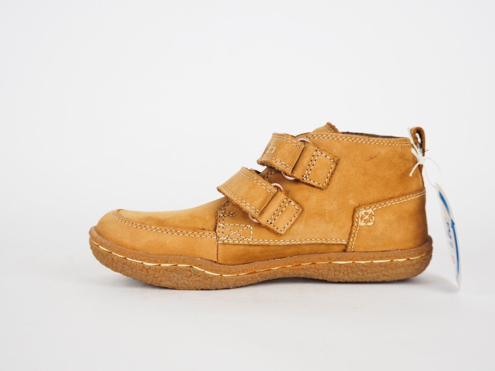 Boys Girls Timberland Grifton Hill 27877 Wheat Leather Strap Chukka Boots