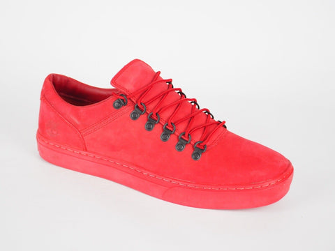 Mens Timberland Adventure 2 Cupsole A17ME Red Leather Casual Lace Up Shoes