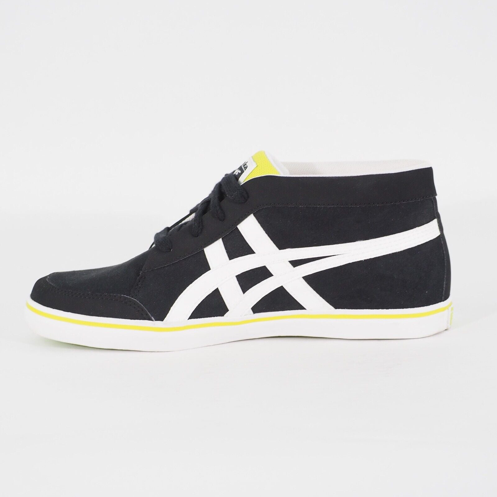 Adults Asics Onitsuka Tiger Renshi D3C4Y Black Casual Lace Up Walking Trainers