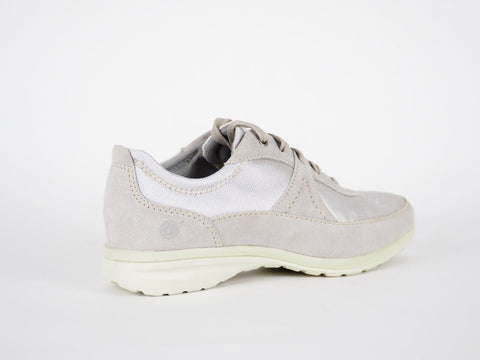 Womens Timberland Killington Park 14640 Lt Grey Leather Fabric Lace Up Trainers - London Top Style