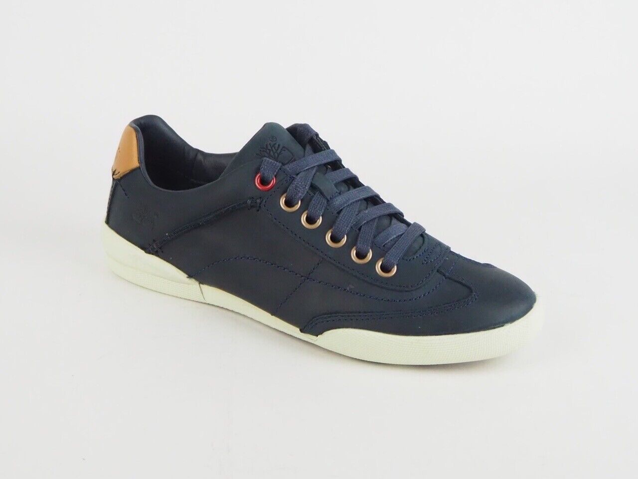 Mens Timberland Earthkeepers Splitcup 9441B Navy Leather Lace Up Casual Shoes