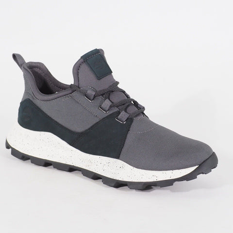 Mens Timberland Brooklyn A26JA Grey Fabric Lace Casual Hiking Walking Shoes