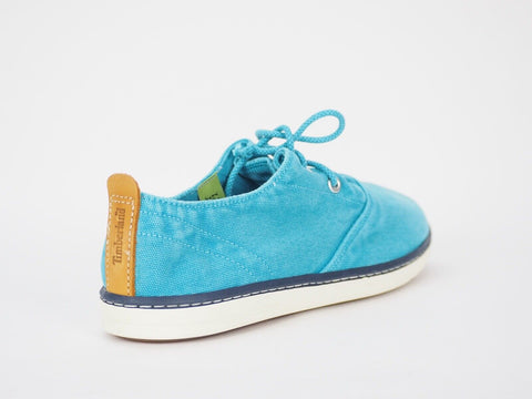 Juniors Timberland Hookset A171Q Maui Blue Handcrafted Casual Soft Kids Shoes - London Top Style