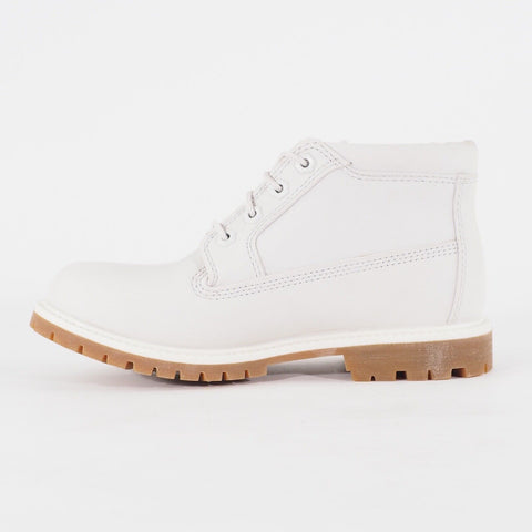 Womens Timberland Nellie Chukka Vaporgous  A1HFY Cream Leather Walking Boots