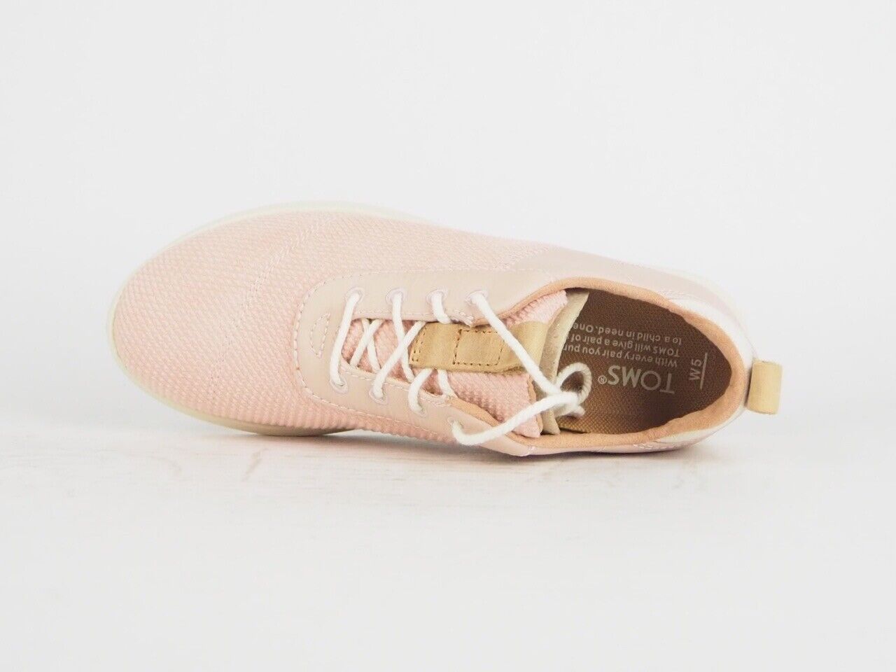 Womens Toms Cabrillo Rose Textile Lace Up Out Door Ladies Walking Trainers - London Top Style