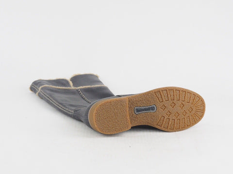 Womens Timberland Shoreham 25668 Grey Leather Fold Down Warm Shoes Winter Boots