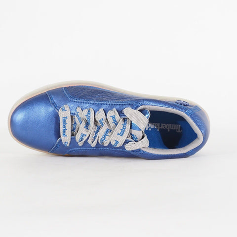 Womens Timberland Marblesea A252R Blue Leather Lace Up Casual Walking Trainers