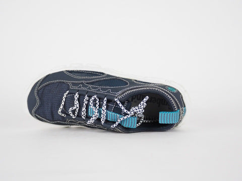 Womens Timberland Wake 58602 Navy Blue Textile Lace Up Active Walking Trainers