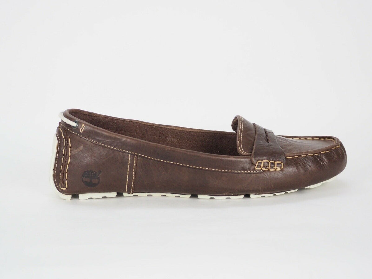 Womens Timberland Camden Falls 27693 Brown Leather Espadrilles Casual London Top Style