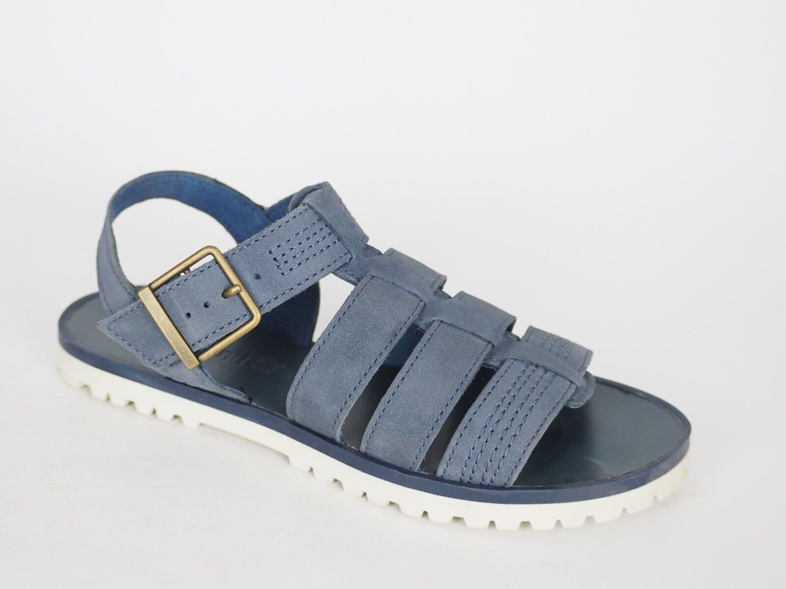 Womens Timberland Knowlwood A146Y Blue Leather TBar Sandals