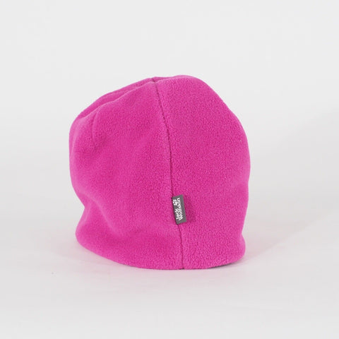 Kids Jack Wolfskin Front Paw Hat Pink Warm Fleece Winter Casual Outdoor Hat