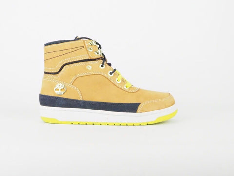Timberland Iteza Roll Top 6052A Wheat Leather Lace Up Boots