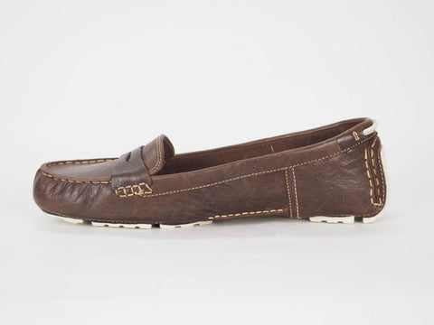 Womens Timberland Camden Falls 27693 Brown Leather Espadrilles Casual Flat Shoes - London Top Style