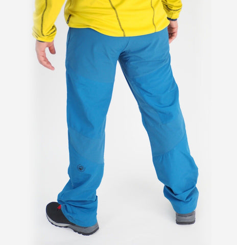 Mens Jack Wolfskin Vector 1501982 Moroccan Blue Warm Windproof Hiking Trousers