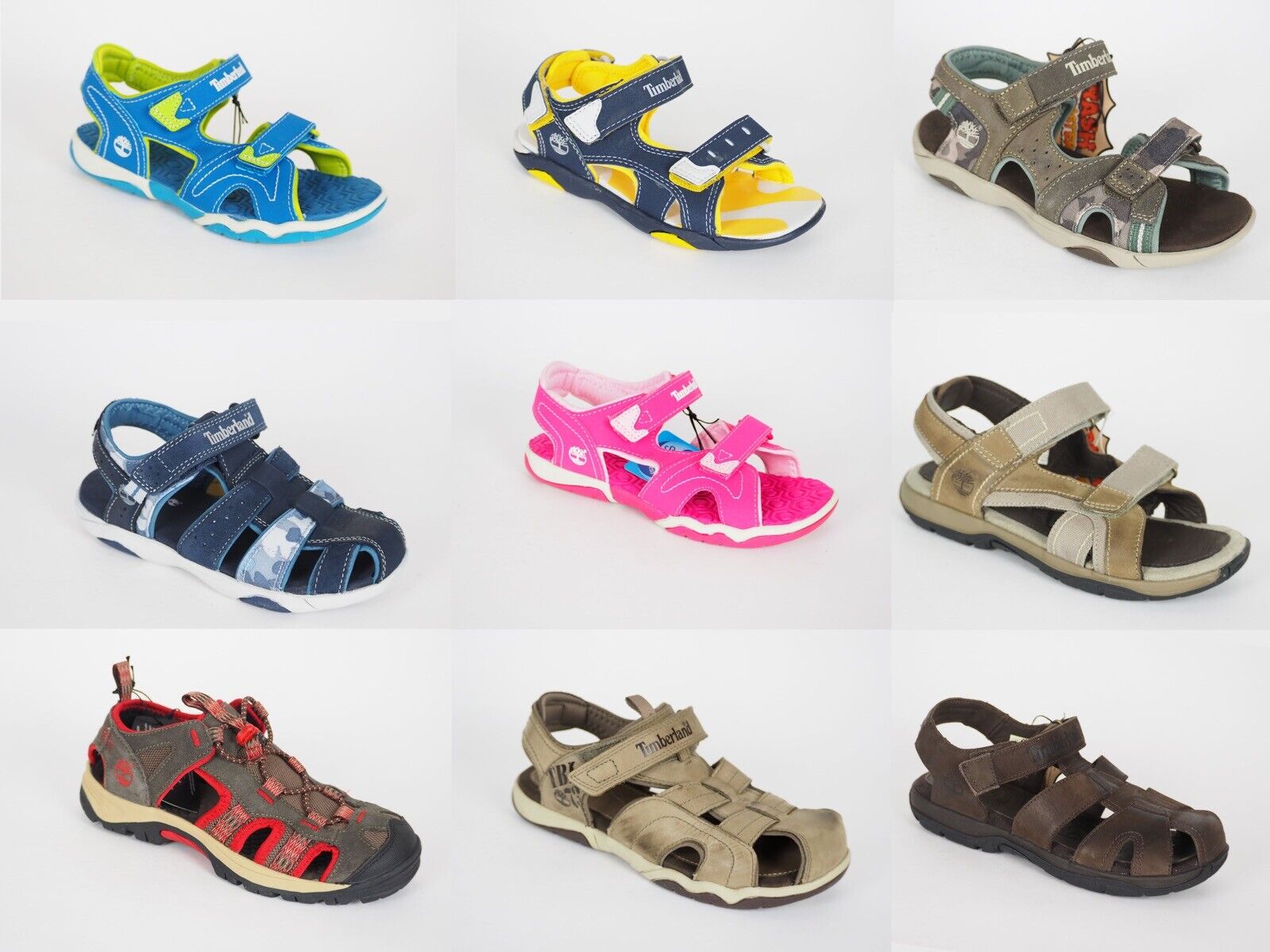 Boys Girls Kids & Juniors Timberland Strap Summer Walking All Sizes Sandals