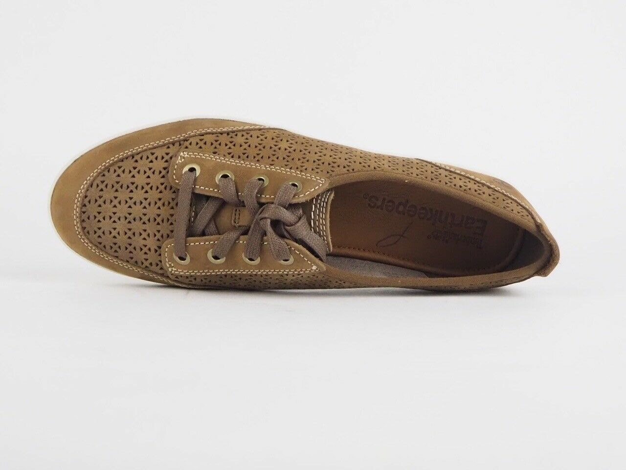 Womens Timberland Earthkeepers Northport Flat 3966R Brown Leather Lace Up Shoes - London Top Style