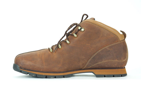 Mens Timberland Earthkeepers Splir Rock 6212R Brown Leather Hiking Chukka Boots