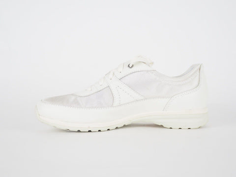 Womens Timberland Killington Park 14642 Off White Leather Fabric Laced Trainers - London Top Style