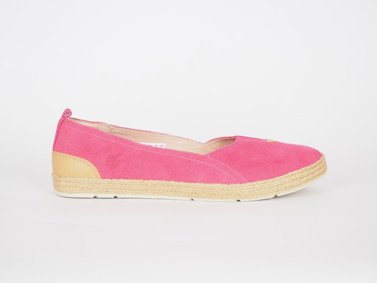 Womens Timberland EK Casco Bay 8841R Hot Pink Suede Slip On Casual Pumps Shoes