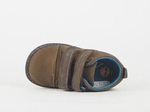 Boys Timberland Hedgehop Toddlers 2 Strap 33870 Brown Leather Shoes - London Top Style