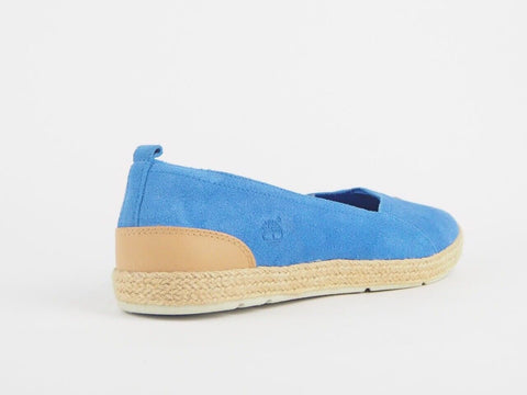 Womens Timberland Earthkeepers Casco Bay 8840R Blue Leather Slip On Canvas Shoes - London Top Style