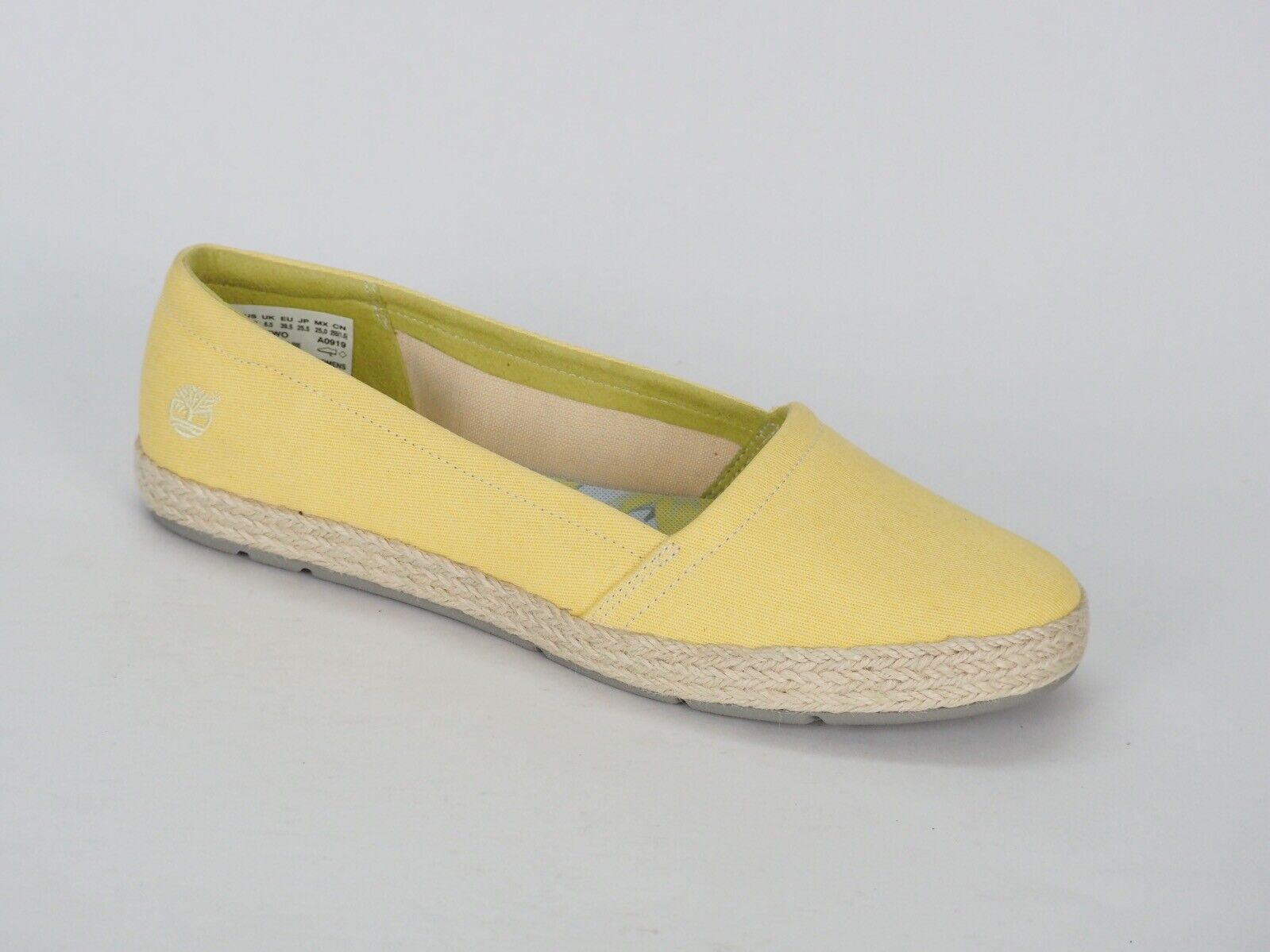 Womens Timberland Casco Bay A1FWO Yellow Flat Shoes Light Summer Espadrilles - London Top Style