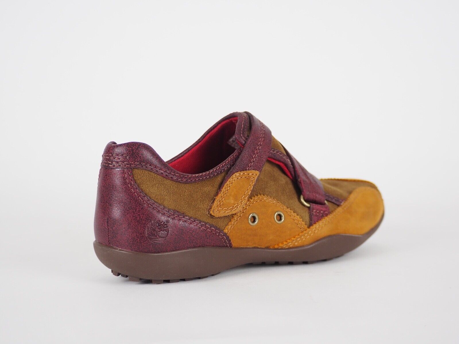 Womens Timberland Cicely Sport H&L 63393 Rust Leather Suede Strapped Trainers - London Top Style