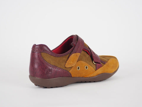 Womens Timberland Cicely Sport H&L 63393 Rust Leather Suede Strapped Trainers - London Top Style