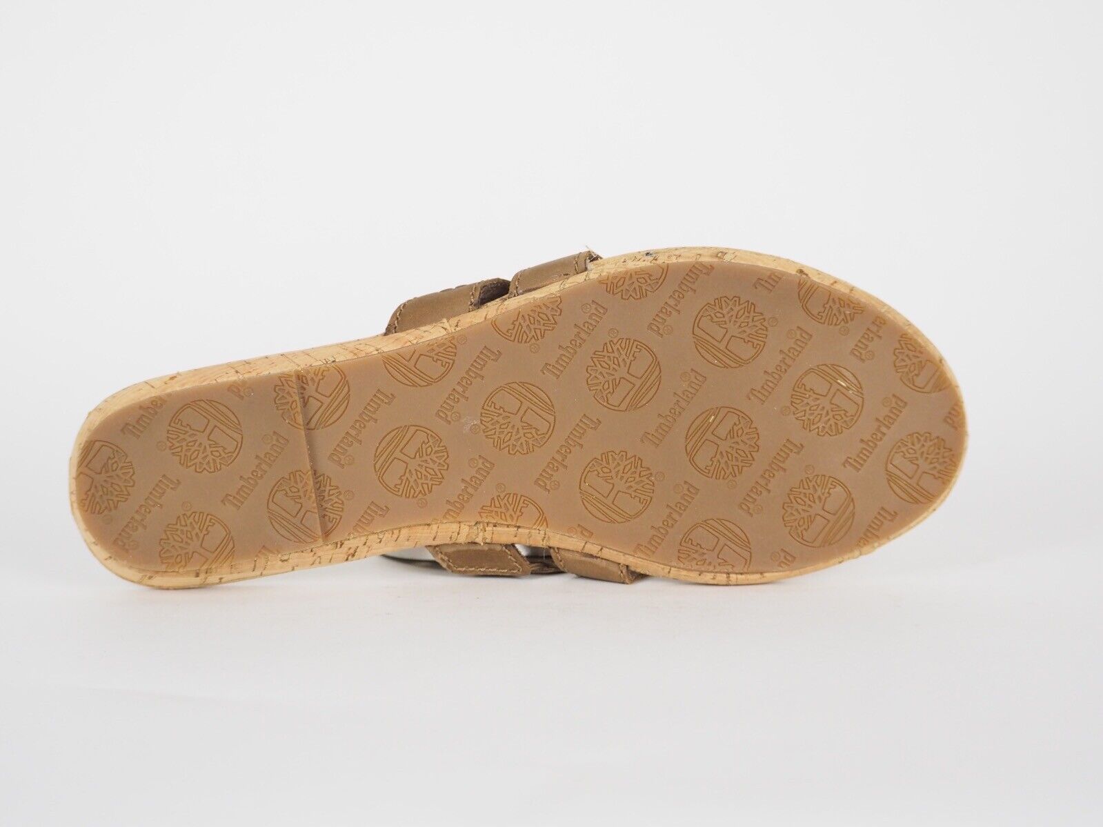 Womens Timberland EK Spaulding 8022A Brown Leather Thong Sandals