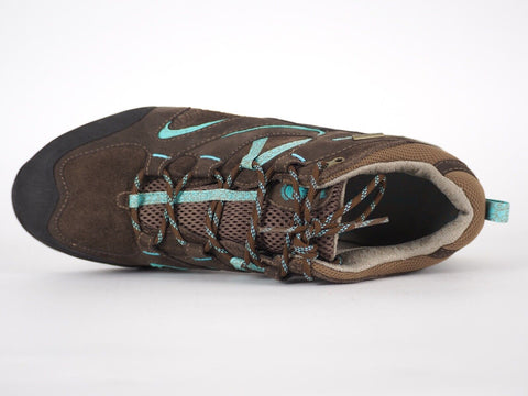 Womens Timberland Cargn 3402R Dark Brown Leather Lace Up Walking Hiking Shoes