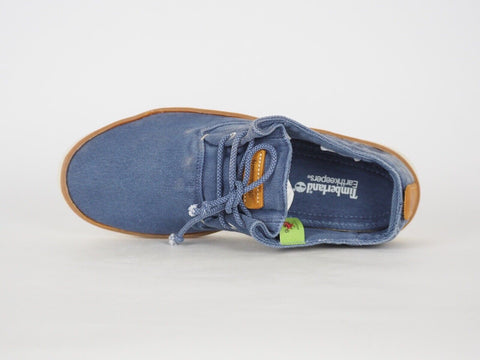 Womens Timberland Hookset 8429R Blue Handcrafted Light Low Trainers Casual Shoes