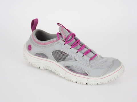 Womens Timberland Wake 58600 Grey Textile Lace Up Active Trainers - London Top Style