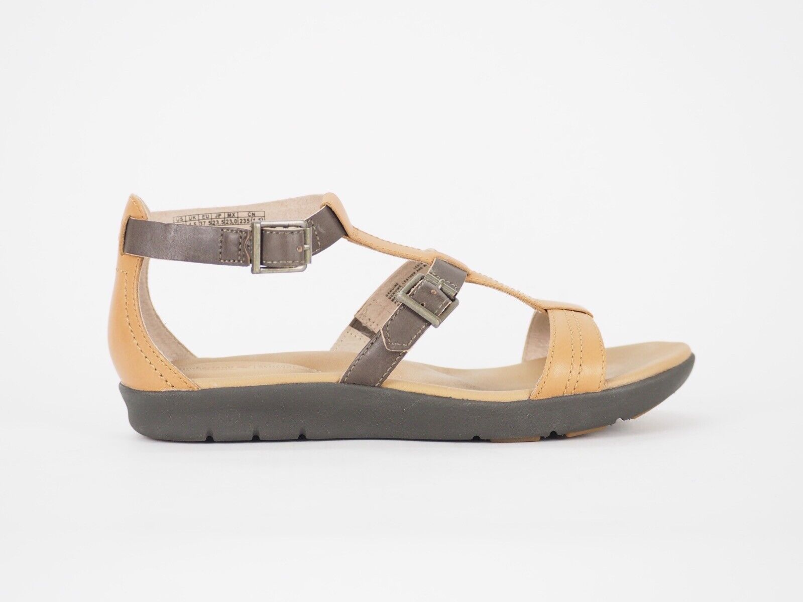Womens Timberland Earthkeepers 8431B Brown Leather Light Summer Strappy Sandals