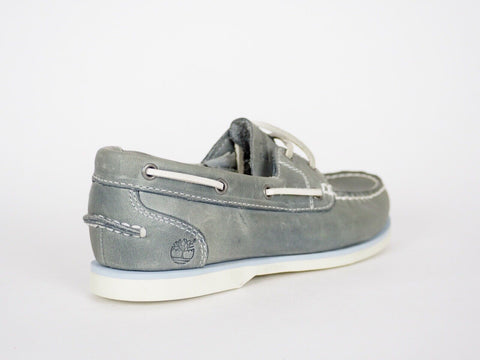 Womens Timberland EK Classic 2 Eye 3944R Blue Leather Boat Shoes UK 4 - London Top Style