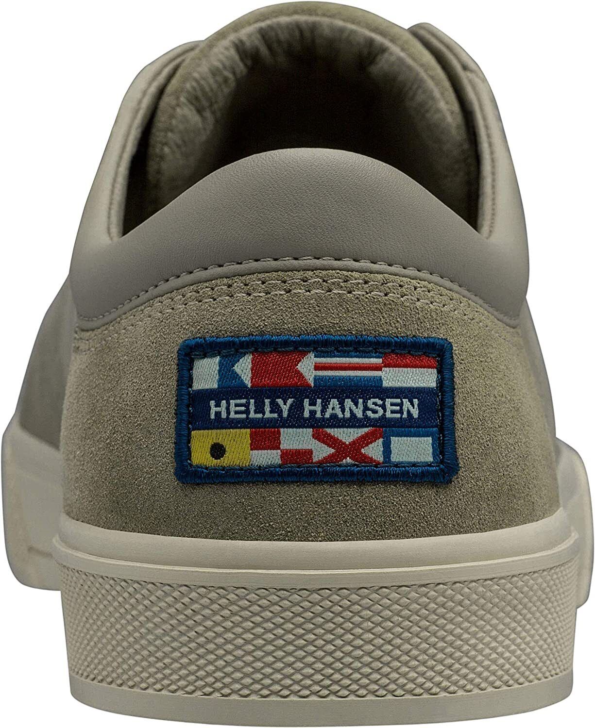 Mens Helly Hansen Copenhagen 11502 718 Grey Leather Lace Up Low Shoes - London Top Style