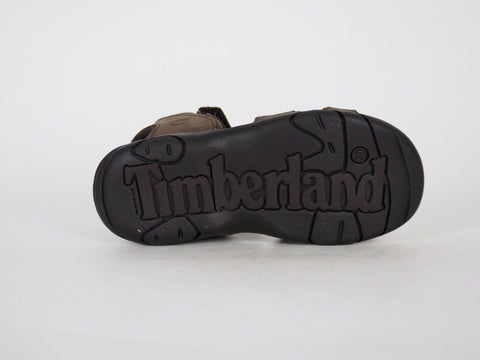 Boys Timberland 7984R Brown Leather Strappy Summer Sandals