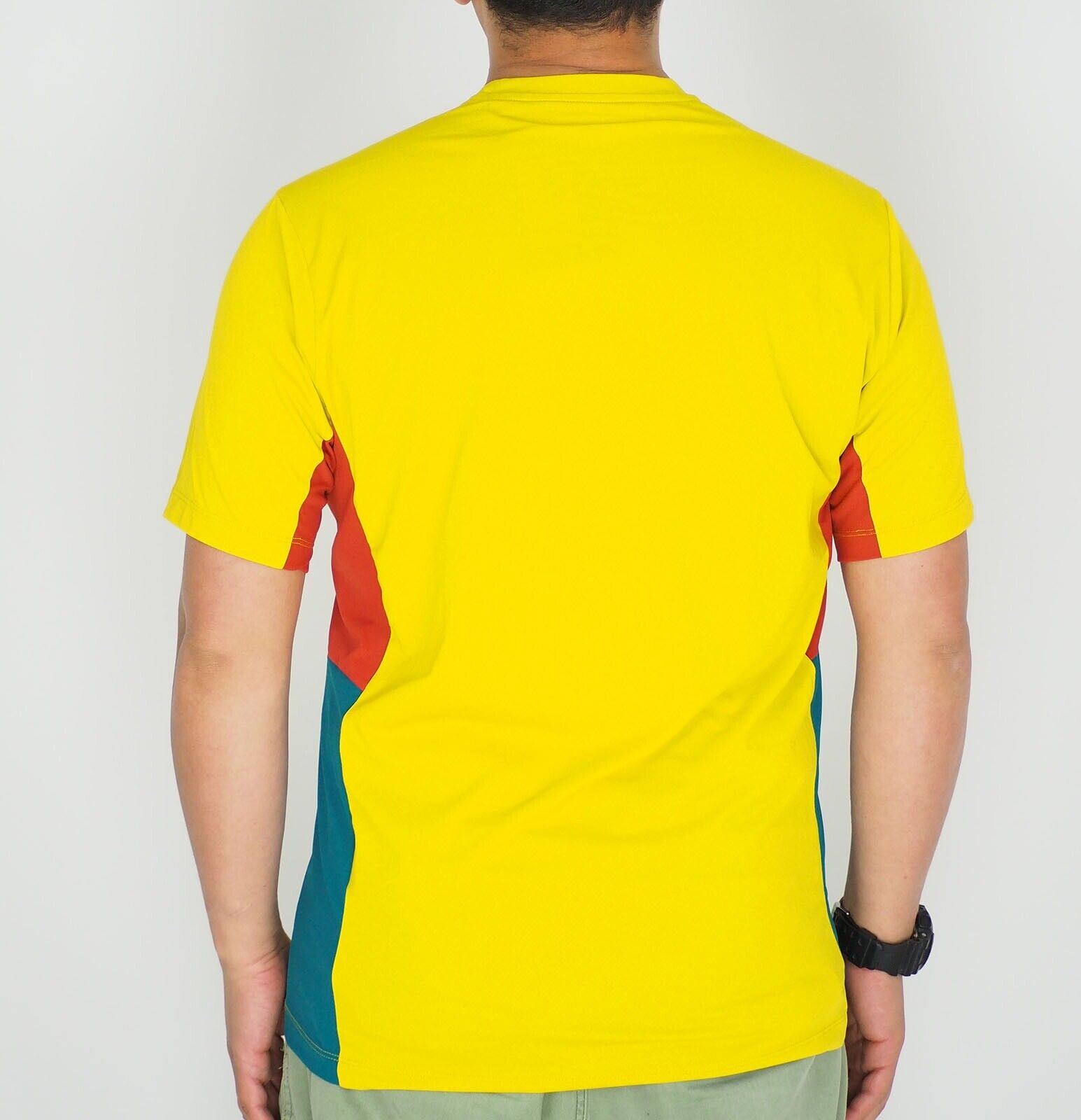 Mens Jack Wolfskin Pro 11 Hike 1807351 Dark Sulphur Active Short Sleeve T Shirt - London Top Style