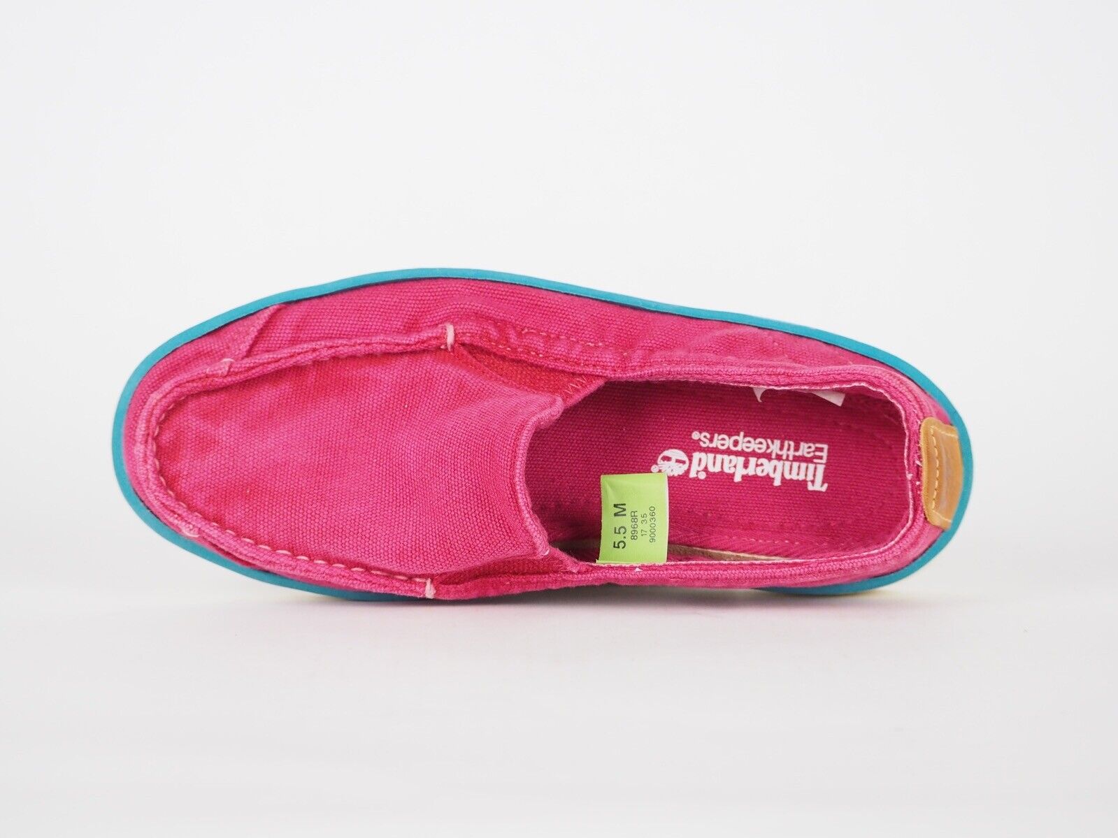 Womens Timberland EK Hookset 8968R Pink Casual Slip On Flat Light Everyday Shoes