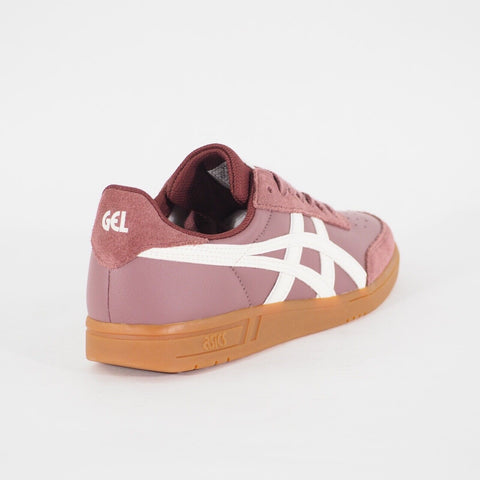 Juniors Asics Gel Vickka TRS H8A4L Rose Taupe Leather Casual Walking Trainers