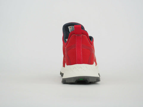 Mens Timberland Brooklyn Oxford A1Z14 Red Textile Lace Walking Hiking Trainers - London Top Style