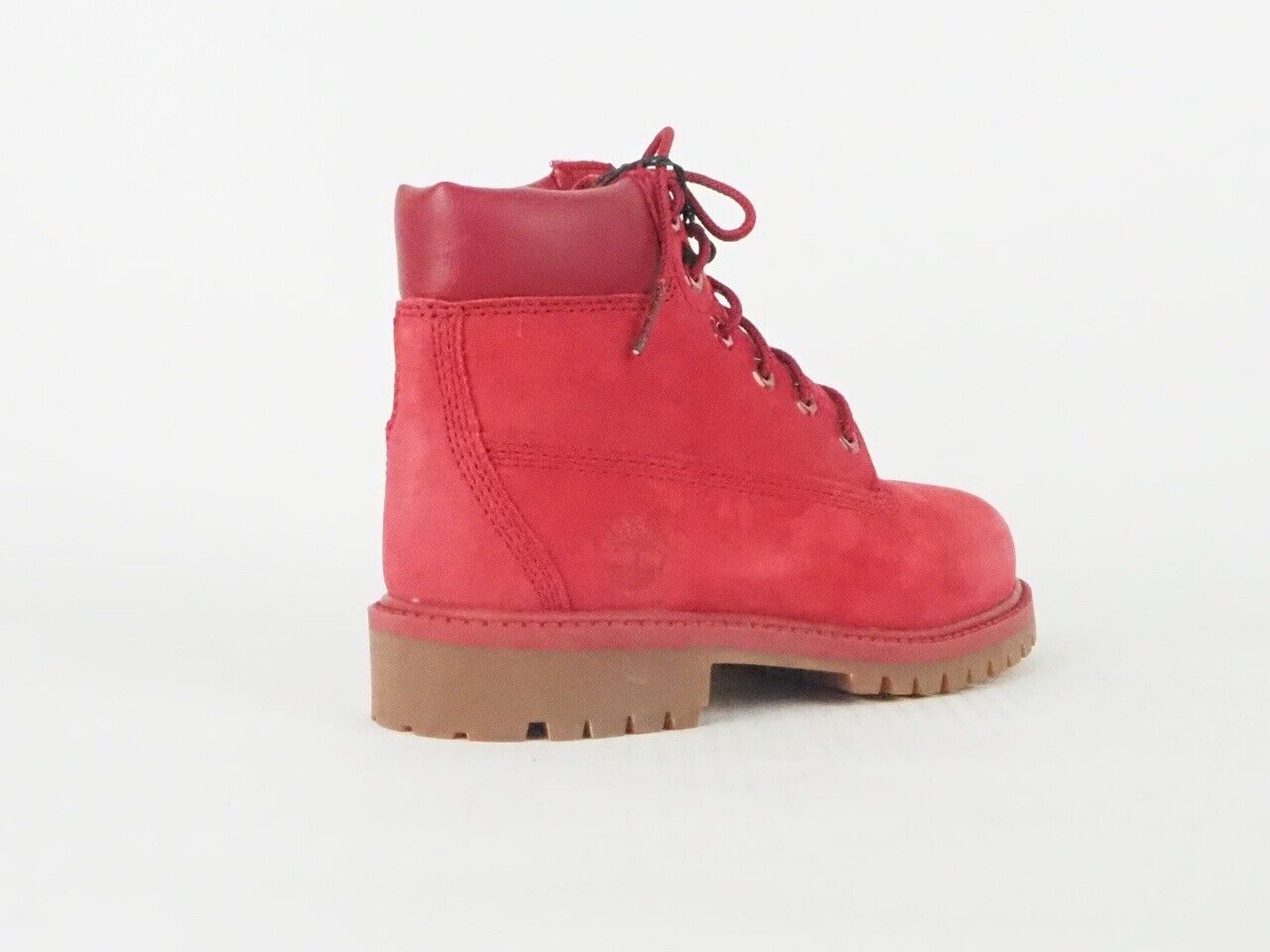 Unisex Timberland Classic Premium 6 Inch A14TE Red Leather Lace Waterproof Boots