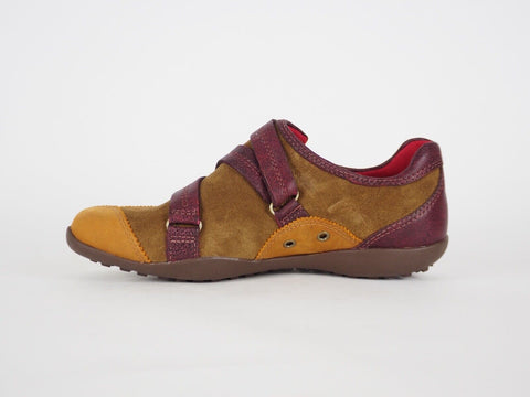 Womens Timberland Cicely Sport H&L 63393 Rust Leather Suede Strapped Trainers - London Top Style
