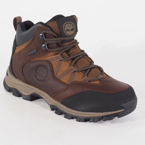Mens Timberland A28JA MT Major 2 MID Brown Leather Lace Waterproof Walking Boots